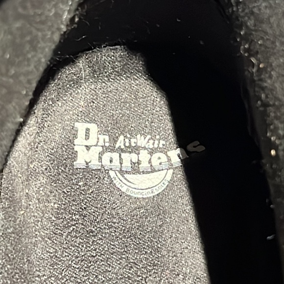 Doc Martens Womens Patent Pink Lace Up High Boots Size 11 FLAWED - Picture 9 of 16